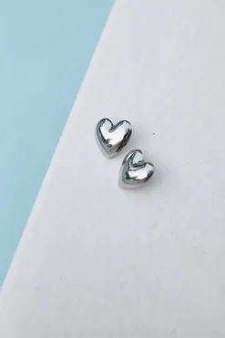 925 Silver Love To Love Earrings Silver
