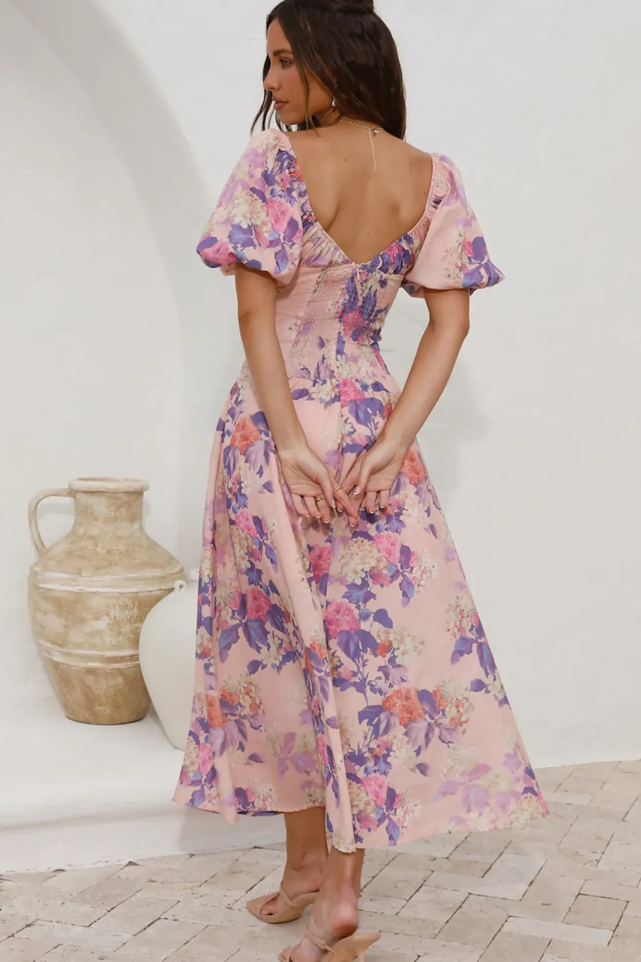 Sing Along Maxi Dress Pink