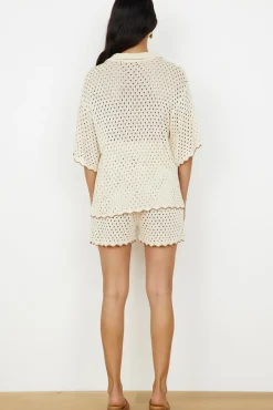 Slow Down Time Shirt Beige