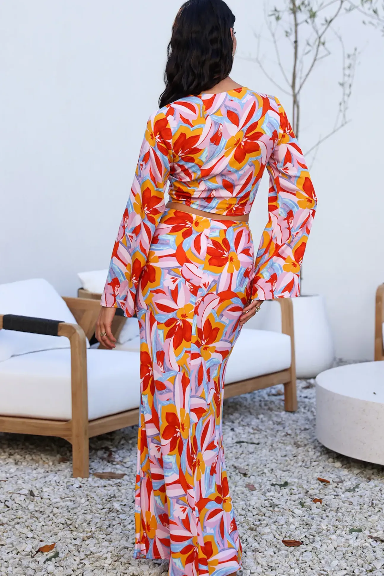 Smells Like Summer Maxi Skirt Orange