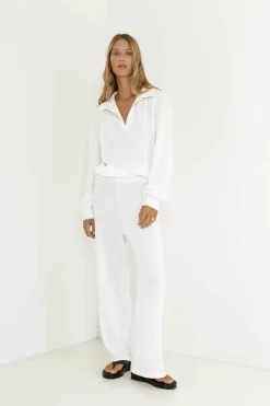 SNDYS Avery Pant White