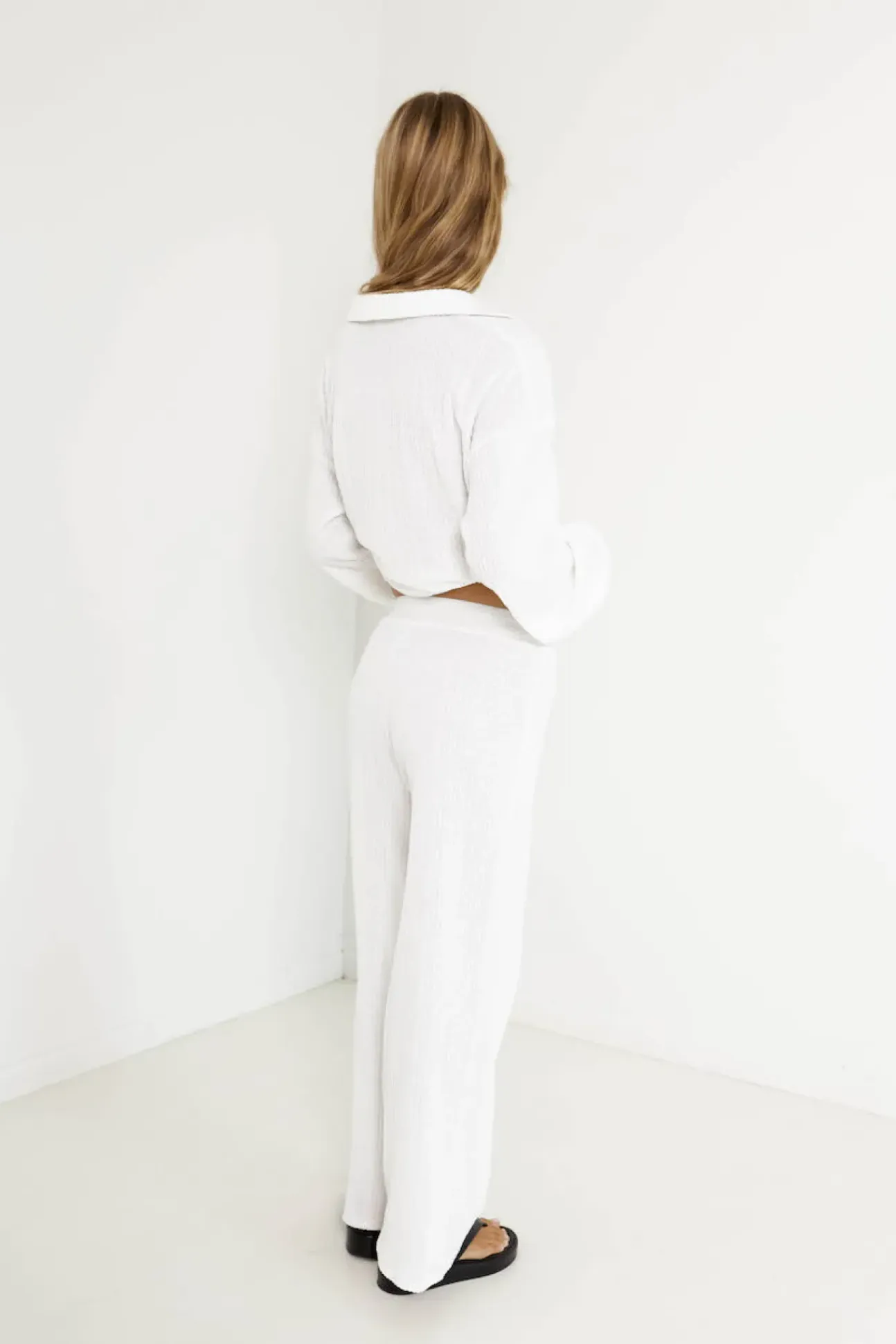 SNDYS Avery Pant White
