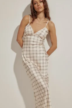 SNDYS Camilla Dress Check Print