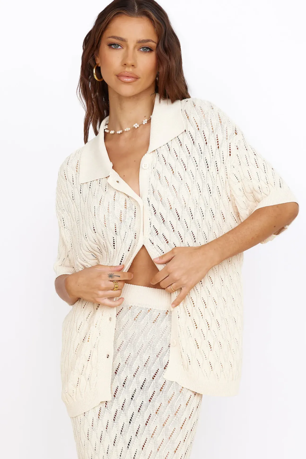 SNDYS Claire Top Sand
