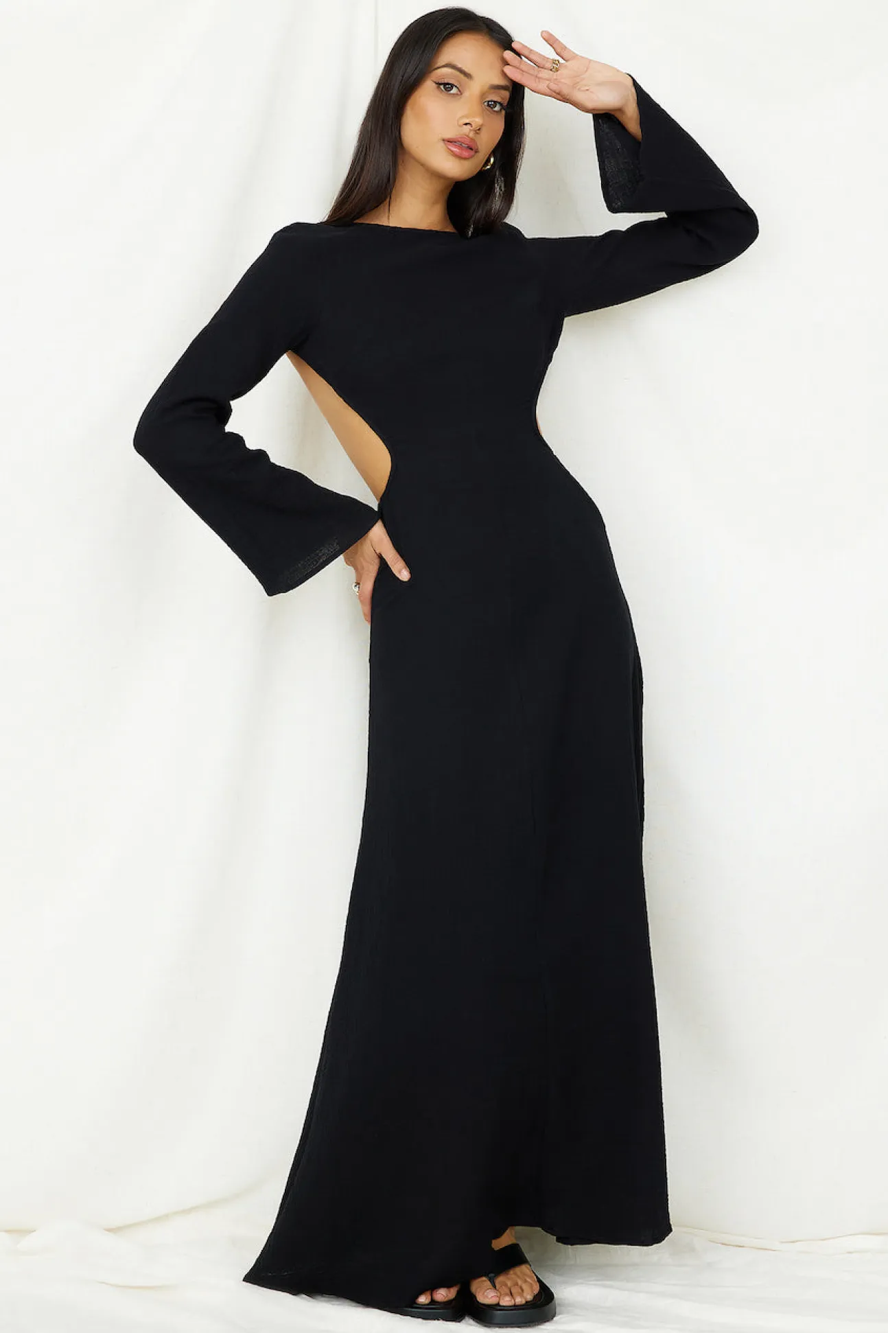 SNDYS Dahlia Maxi Dress Black