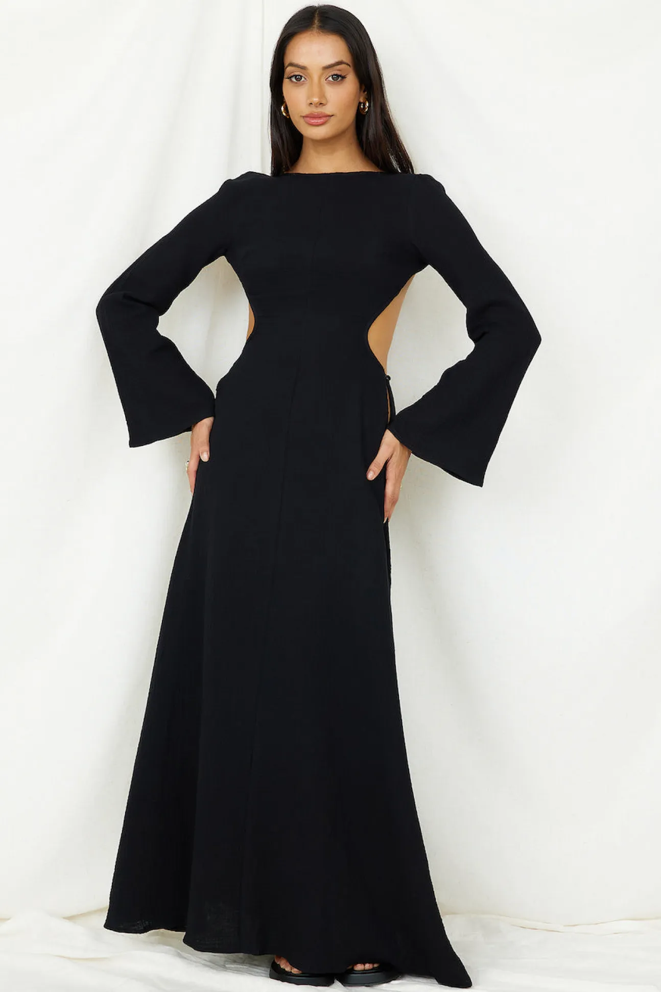 SNDYS Dahlia Maxi Dress Black