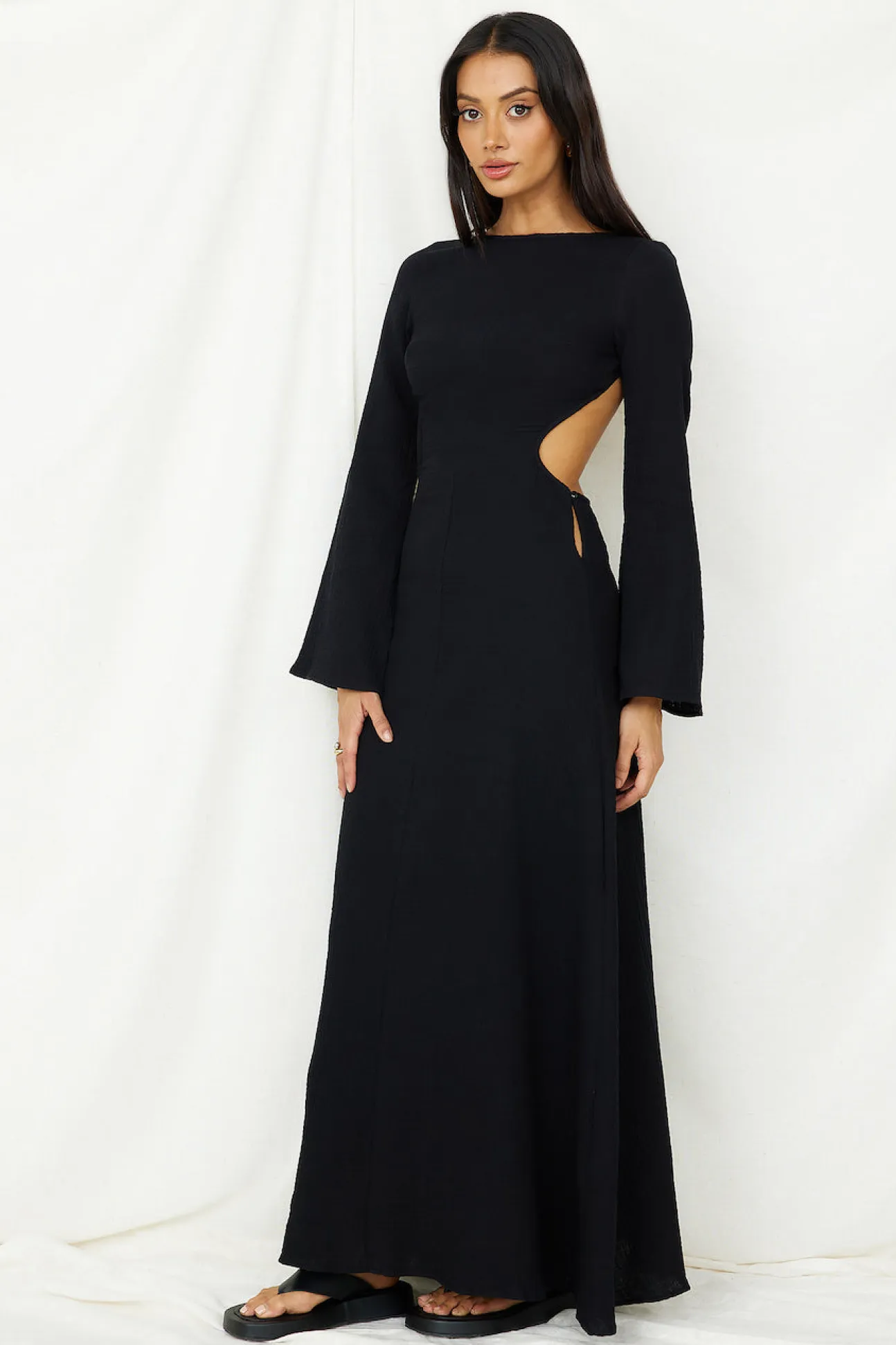 SNDYS Dahlia Maxi Dress Black