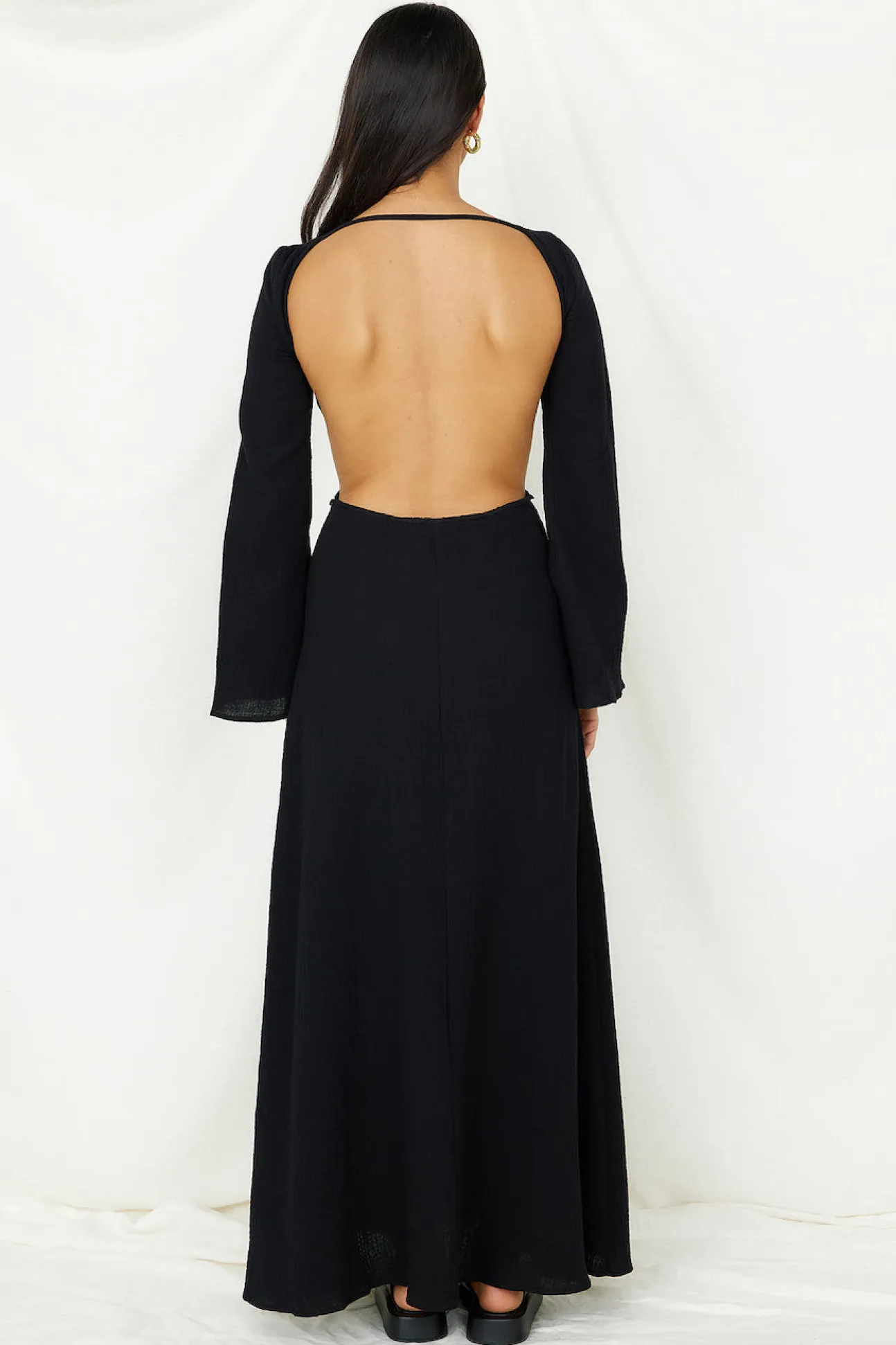 SNDYS Dahlia Maxi Dress Black