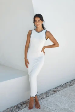 SNDYS Ellery Maxi Dress White