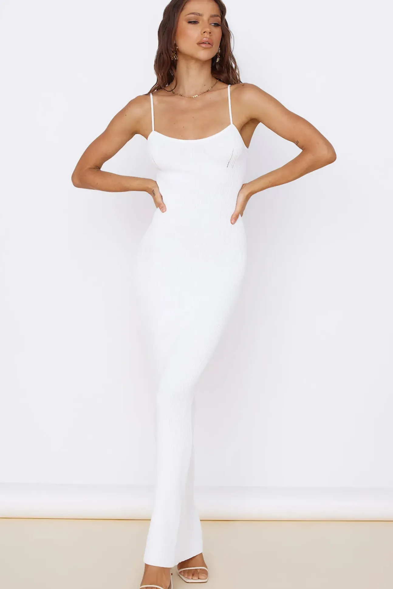 SNDYS Hudson Maxi Dress White