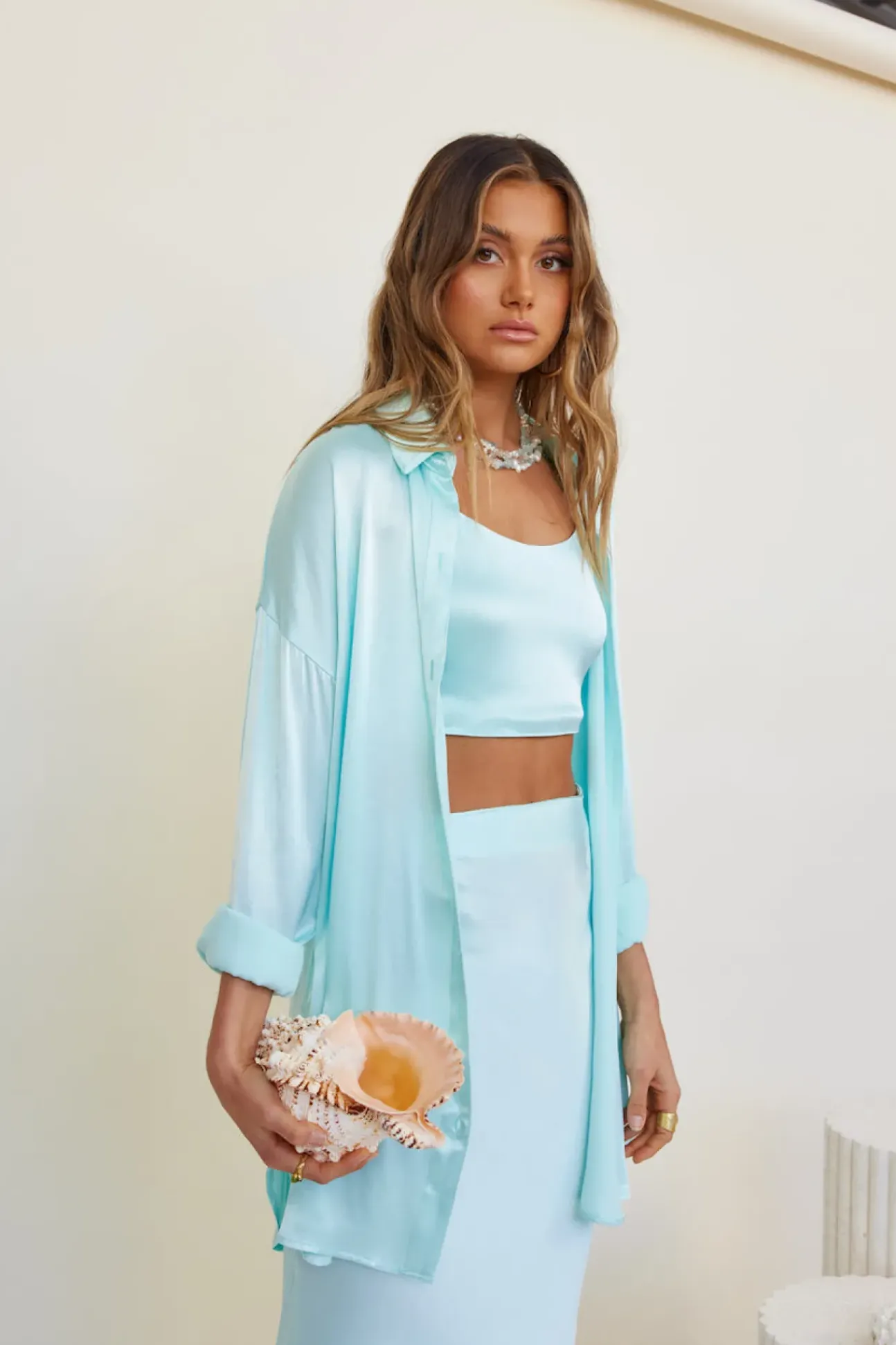 SNDYS Melody Skirt Blue