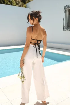 SNDYS Mina Pant White