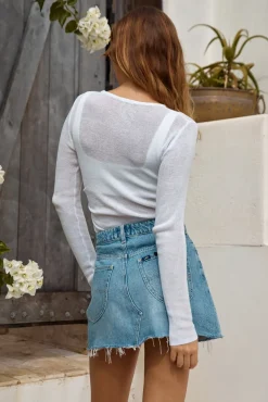 SNDYS Sloane Top White