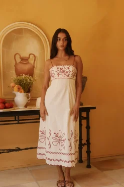 Soft Horizon Maxi Dress Beige