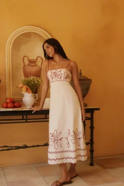 Soft Horizon Maxi Dress Beige