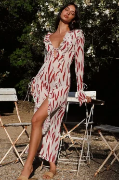 Solo Traveller Maxi Dress Red