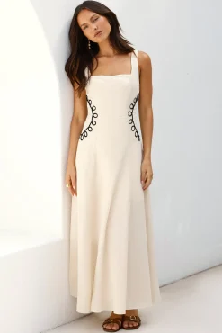 Sonora Sun Maxi Dress Beige