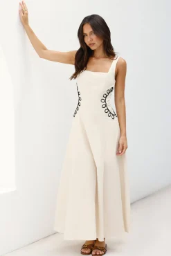 Sonora Sun Maxi Dress Beige