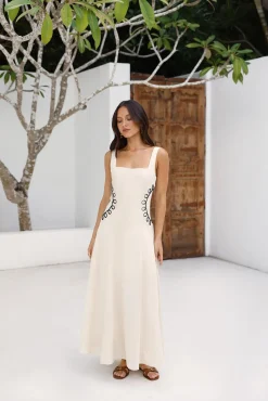 Sonora Sun Maxi Dress Beige