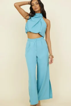 So Romantic Pants Turquoise