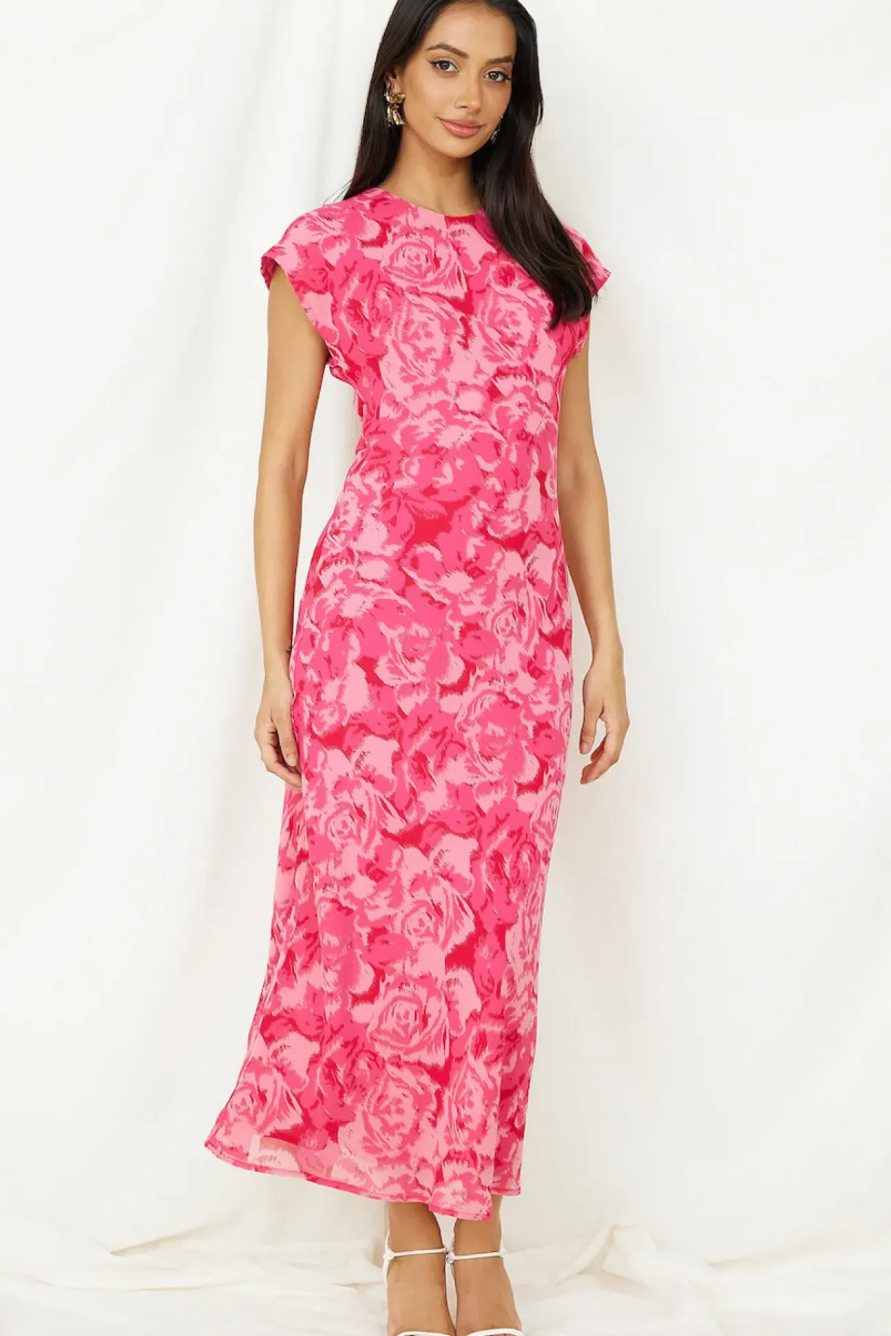 Speak Softly Maxi Dress Pink