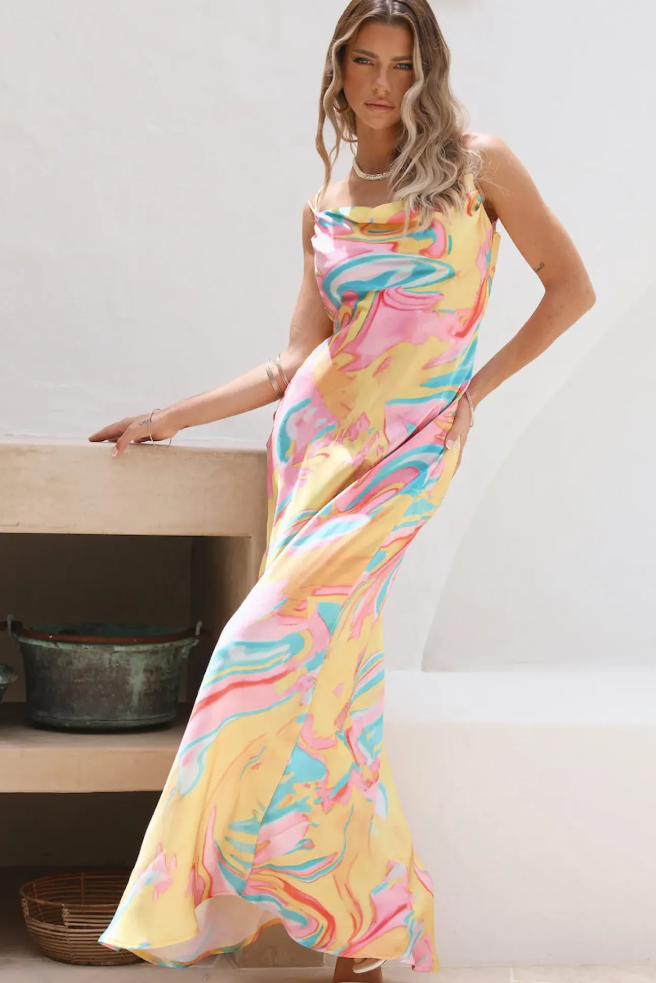 Splendid Sundays Maxi Dress Yellow