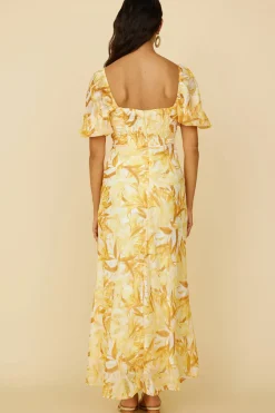 Spontaneous Maxi Dress Yellow