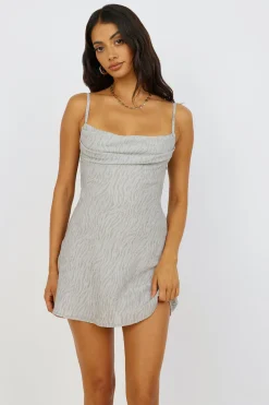 Springtime Lover Dress Grey