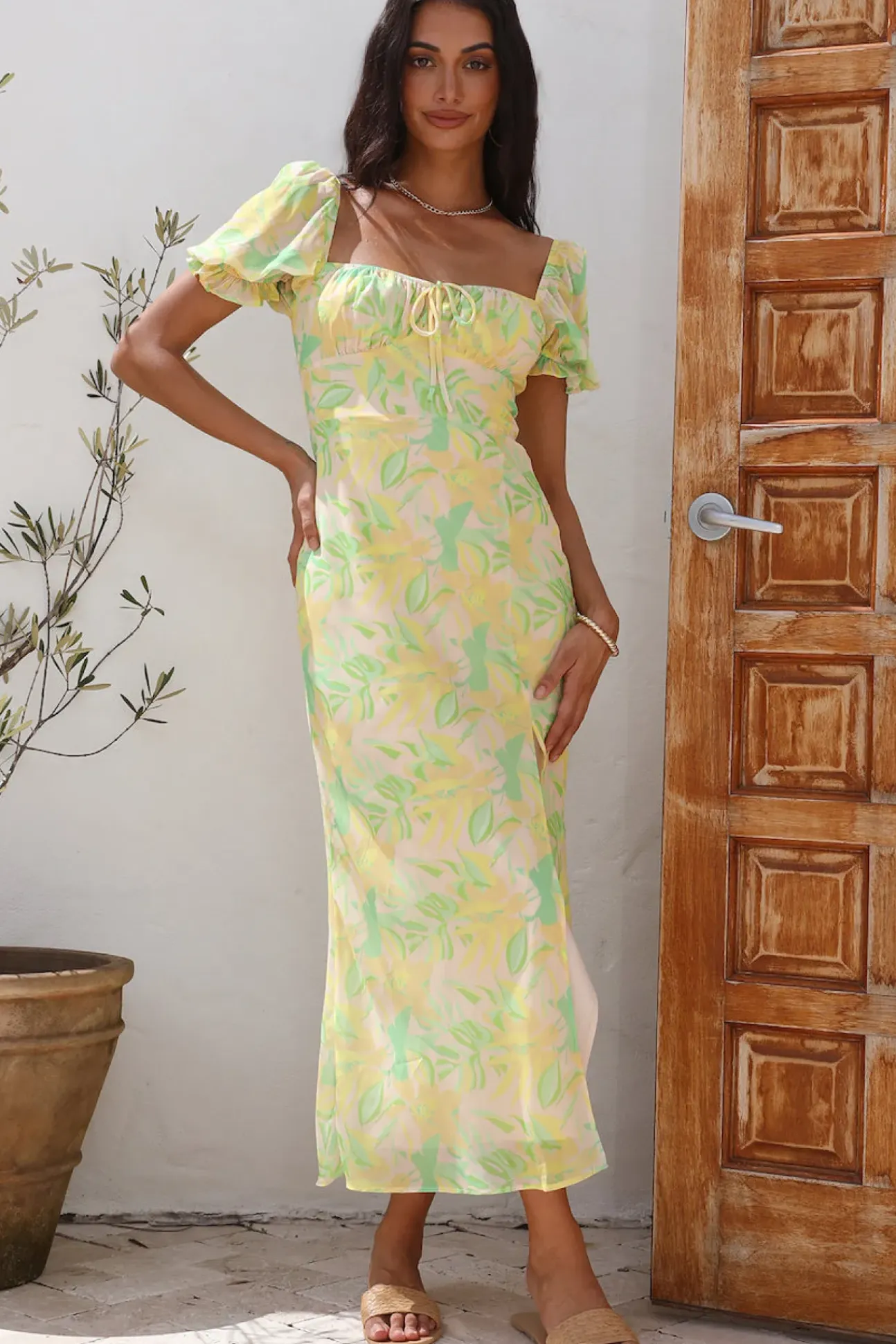 Starbound Maxi Dress Green