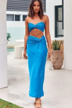 Star In The Night Crop Top Blue