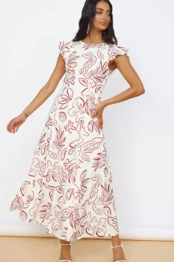 Star of Destiny Maxi Dress White