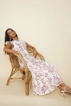 Star of Destiny Maxi Dress White