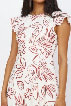 Star of Destiny Maxi Dress White