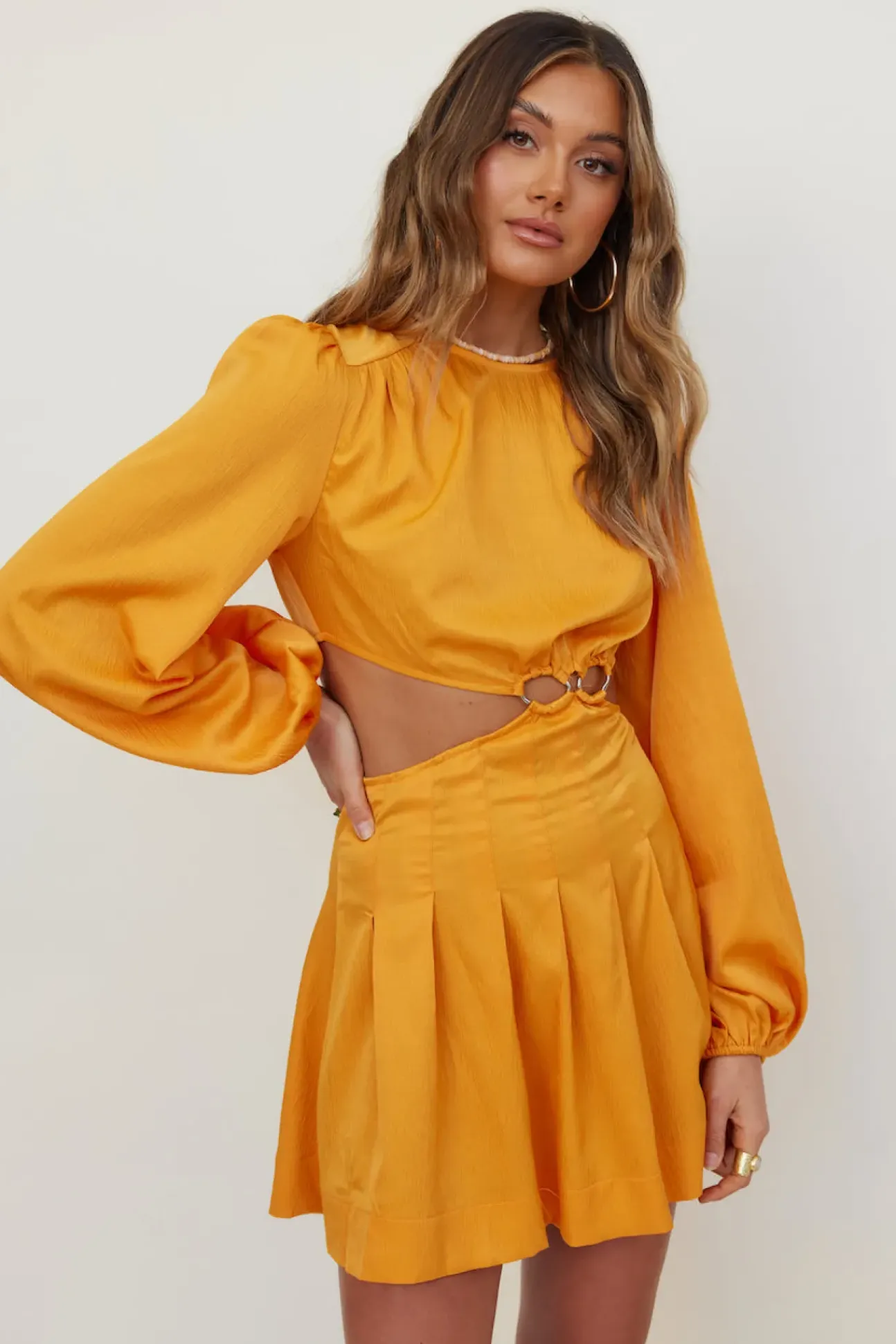 Stockhold Dress Orange