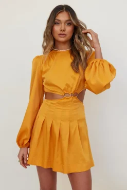 Stockhold Dress Orange