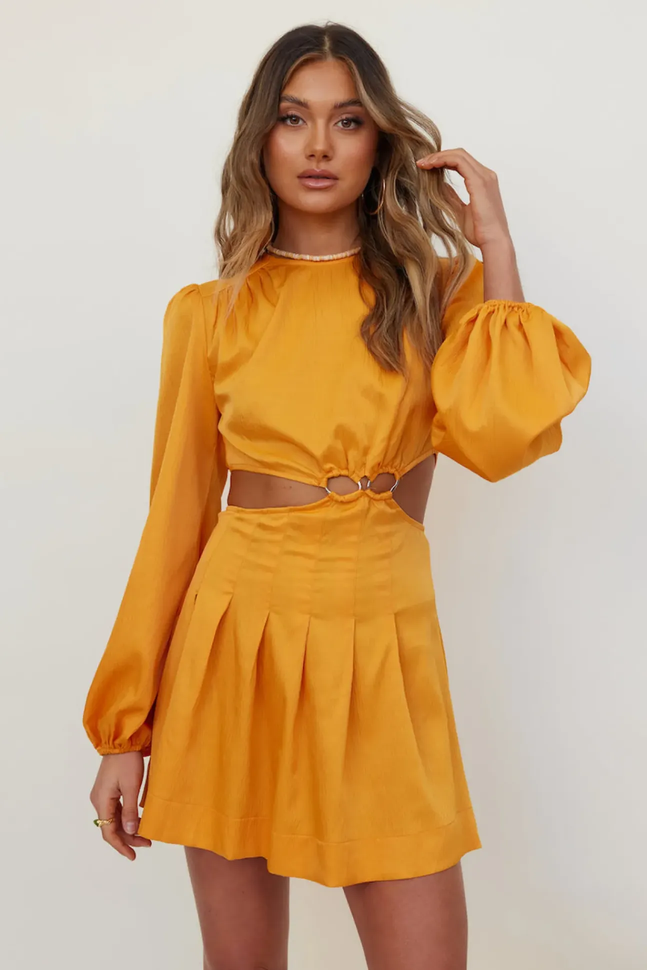 Stockhold Dress Orange