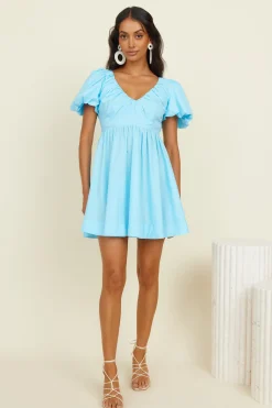 Stolen Heart Dress Blue
