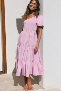 Strawberry Daiquiri Maxi Dress Pink