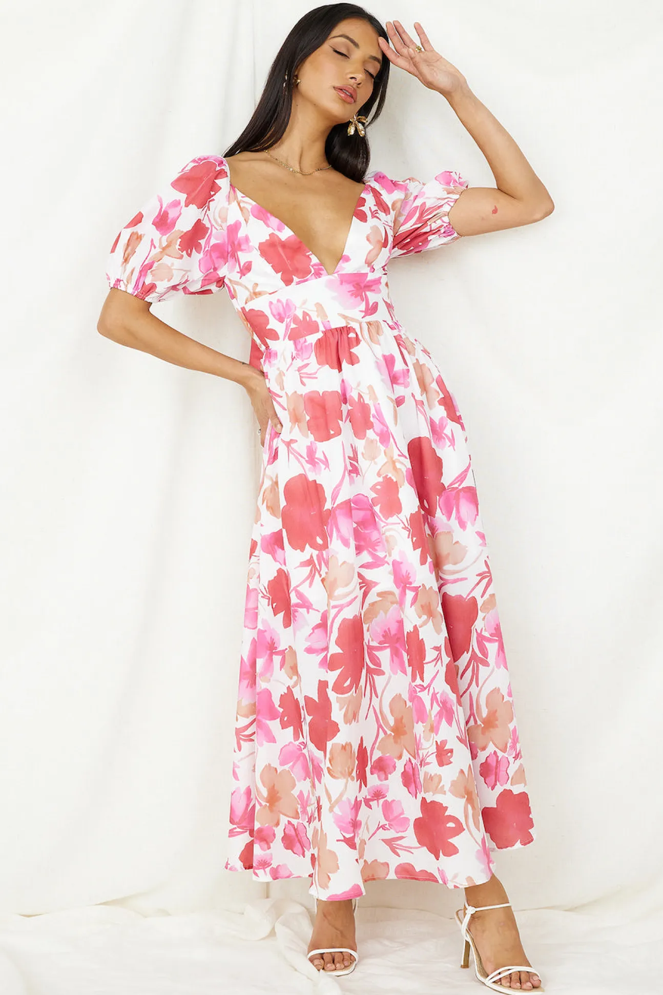 Sugar Rush Midi Dress Pink
