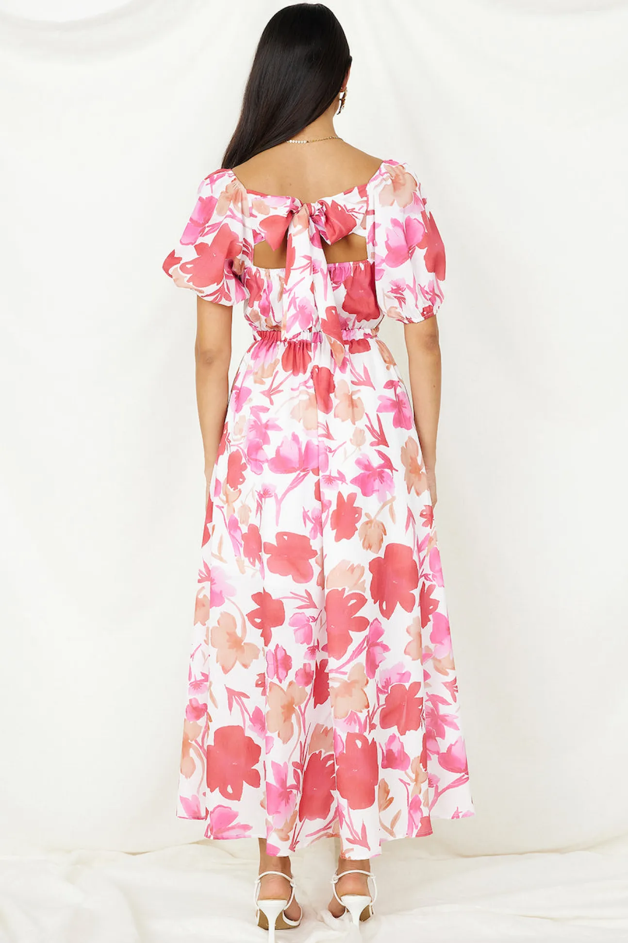 Sugar Rush Midi Dress Pink