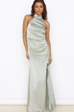 Summer Delight Maxi Dress Sage