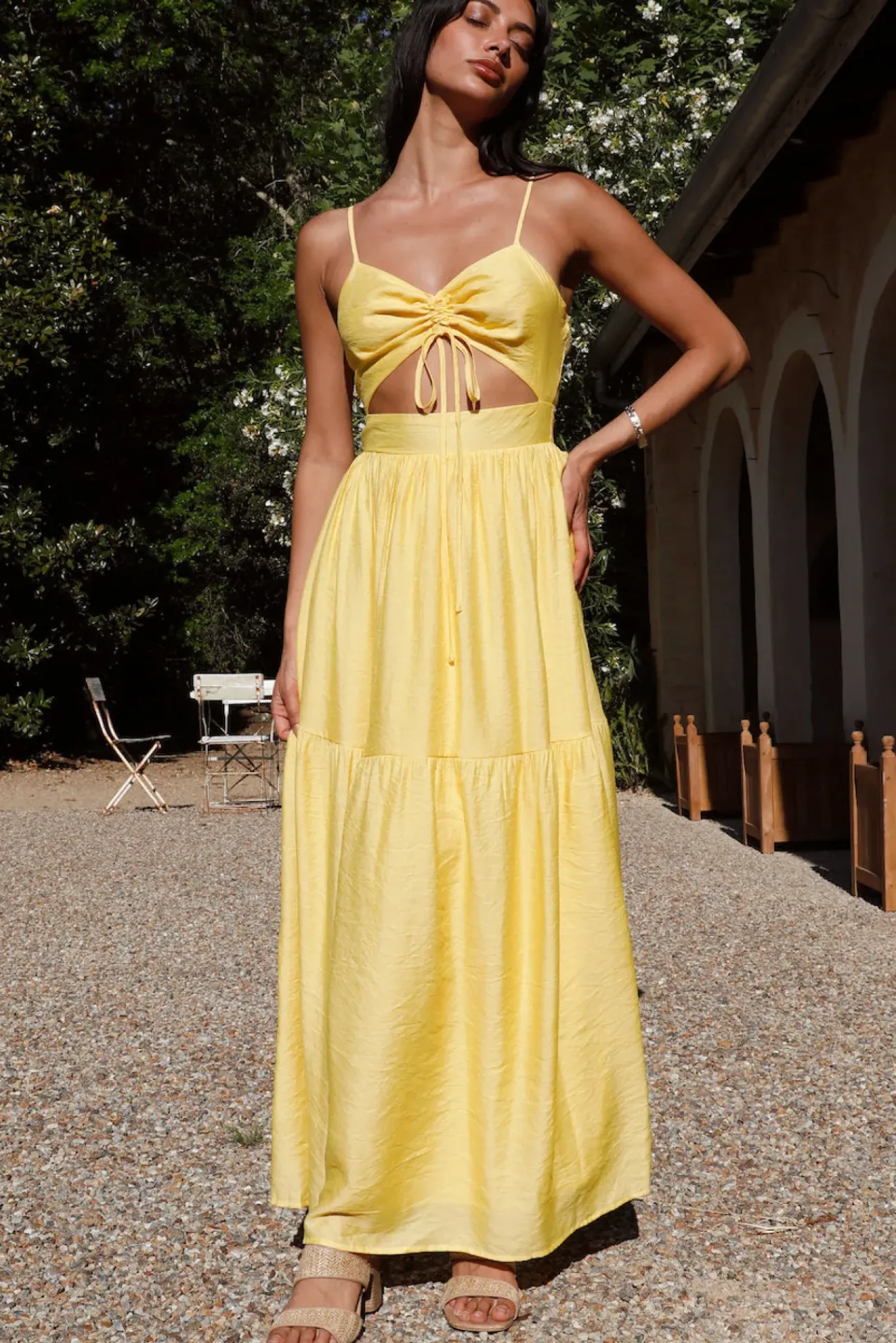 Summer Disposition Maxi Dress Yellow