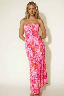 Summer Getaway Maxi Dress Pink