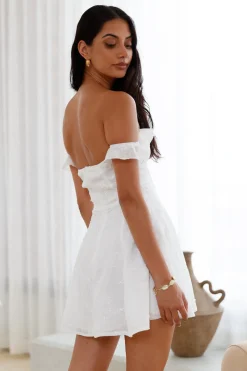 Summer Halo White Mini Dress
