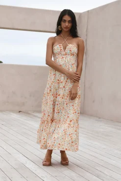 Summer in Paradise Maxi Dress orange