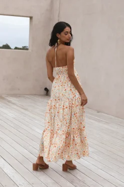 Summer in Paradise Maxi Dress orange