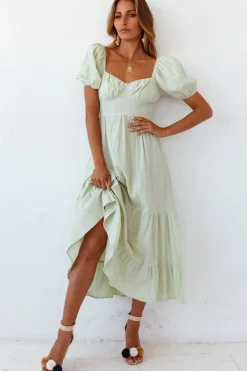 Summer Road-trip Maxi Dress Sage