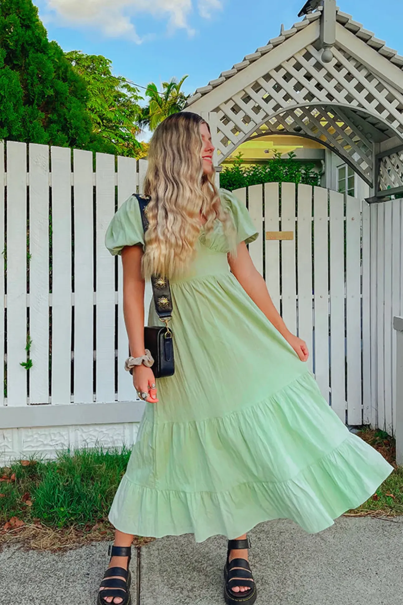 Summer Road-trip Maxi Dress Sage