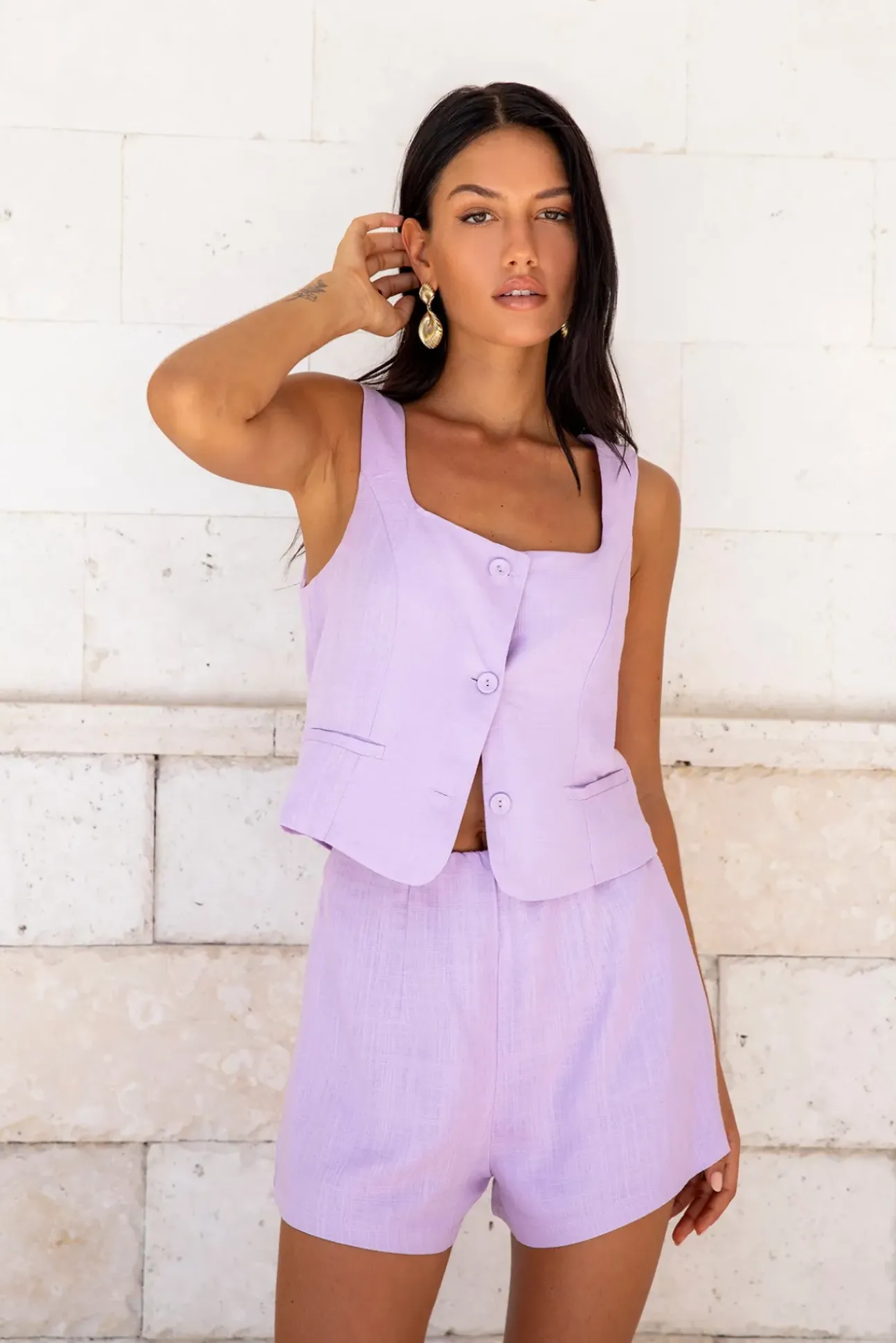 Summer Spell Short Purple