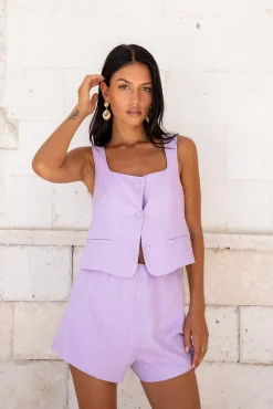 Summer Spell Short Purple